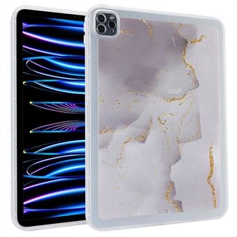 For iPad Pro 11 (2020) / (2021) / (2022) Soft TPU Tablet Case Marble Pattern Printing Back Shell