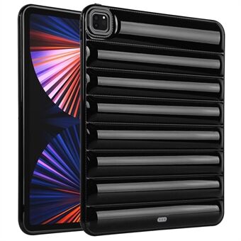 For iPad Pro 12.9 (2021) / (2020) / (2022) Shockproof Tablet Shell Down Jacket Texture Soft TPU Case