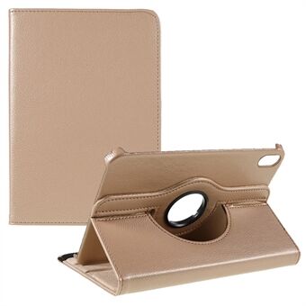 360 Degree Swiveling Stand Litchi Texture Leather Shock-Resistant Protective Tablet Case Cover for iPad mini 6 (2021)