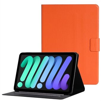 Solid Color Anti-Drop Magnetic Clasp Auto Wake/Sleep Leather Case with Stand for Apple iPad mini (2021)/mini 6