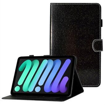 Glittery Powder Card Slots Stand PU Leather + TPU Shell for iPad mini (2021) / iPad mini 6