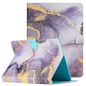 Stitching Marble Pattern Universal Tablet Cover for 8-inch Tablet, Stand Card Holder PU Leather Case