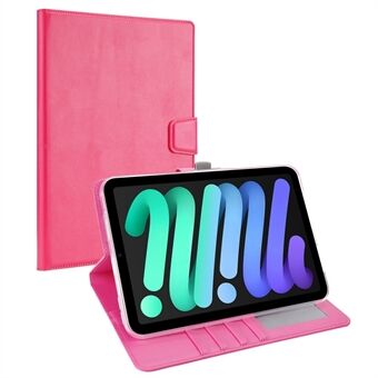 HANMAN Mill Series Folio Flip Wallet Tablet Case for iPad mini (2021), PU Leather + TPU Anti-scratch Stand Cover