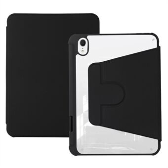 For iPad mini (2021)Rotary Kickstand Table Case PU Leather + TPU + Acrylic Anti-drop Protective Cover