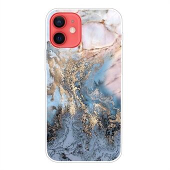 Marble Pattern Flexible TPU Back Shell for iPhone 13 6.1 inch