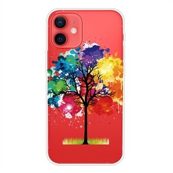 Cute Pattern Printing Design Soft TPU Shock Clear Protective Back Case for iPhone 13 6.1 inch