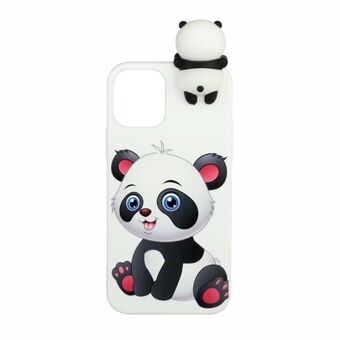 3D Cute Doll Pattern Printing Soft TPU Protector Case for iPhone 13 6.1 inch Phone Cover