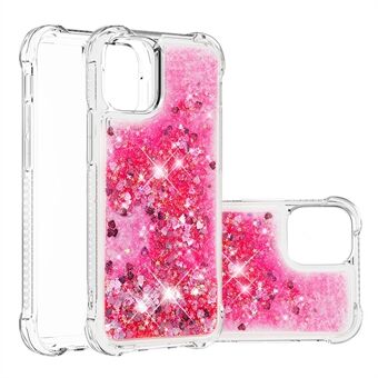 Luxury Fashion Design Moving Shiny Quicksand GlitterClear Soft TPUProtective Case Cover for iPhone 13 6.1 inch