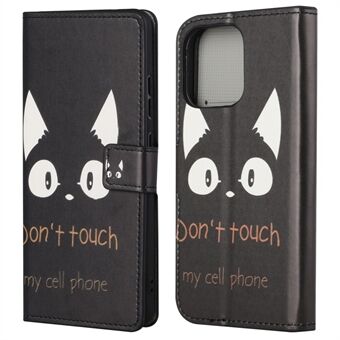 Full Body Protective Pattern Printing PU Leather Wallet Magnetic Closer Shockproof Stand Feature Flip Folio Cover Case for iPhone 13 6.1 inch