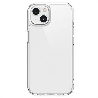 MOCOLO K08 Soft TPU Frame + Clear PC Back Scratch-Resistant Lens Protection Hybrid Shell Cover for iPhone 13 6.1 inch