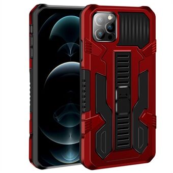 Pioneer Warrior Series Kickstand Hard PC Back Soft TPU Dual Layer Protection Phone Cover for iPhone 13 6.1 inch