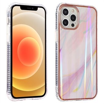 Aurora Cloud Pattern Acrylic+TPU Hybrid Cell Phone Case for iPhone 13 mini 5.4 inch