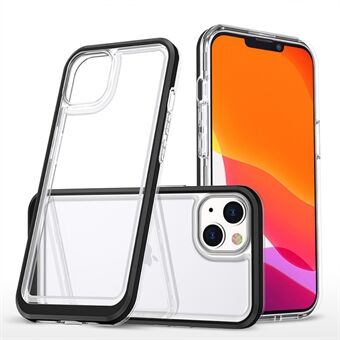 Transparent Anti-Scratch Light Slim Durable TPU + Acrylic + PC Hybrid Phone Case for iPhone 13 6.1 inch