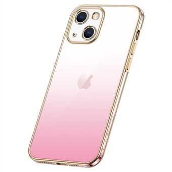 SULADA Gradient Stylish Electroplated Anti-Drop TPU Case Phone Back Shell for iPhone 13 6.1 inch