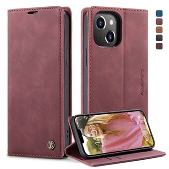 CASEME 013 Series Wallet Design Anti-Drop Magnetic Auto-absorbed PU Leather Flip Folio Phone Case with Stand for iPhone 13 6.1 inch