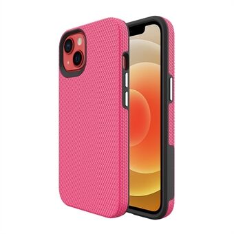 Unique Rigid Texture PC + Soft TPU Independent Buttons Anti-Drop Hybrid Cases for iPhone 13 6.1 inch