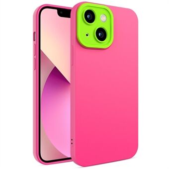 Eagle Eye Lens Series Camera Lens Protection Rubberized TPU + PC Hybrid Phone Case Cover for iPhone 13 6.1 inch