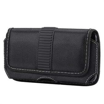 5.8 - 6.1 inch Phones Oxford Cloth Holster Case Horizontal Style Waist Belt Clip Phone Bag Pouch