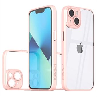 For iPhone 13 6.1 inch Shockproof Clear Phone Case Precise Cutout Lens Protection PC + TPU Cover