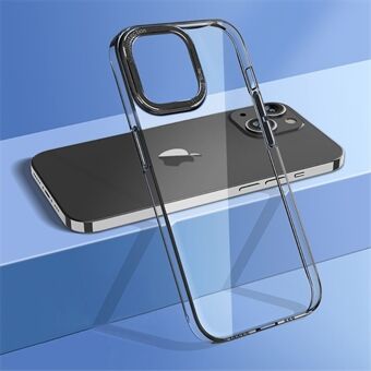 For iPhone 13 6.1 inch Hard PC Phone Case Scratch-resistant Crystal Clear Slim Cover Shockproof Back Phone Case