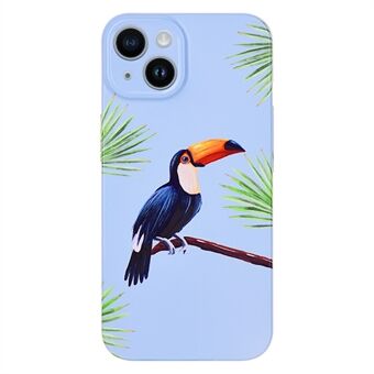 For iPhone 13 6.1 inch Hard PC Shockproof Cover Animal Pattern Phone Case