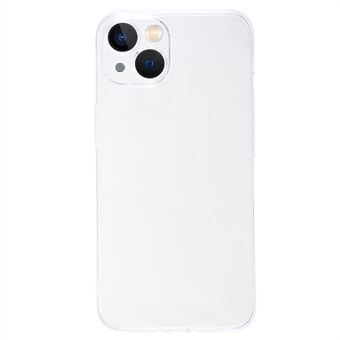 For iPhone 13 6.1 inch Clear PC Phone Case Anti-Scratch Dust-Proof Phone Cover with Lens Protector