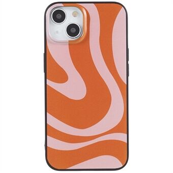 For iPhone 13 6.1 inch Soft TPU Anti-Scratch Case Pattern Printing Phone Back Cover