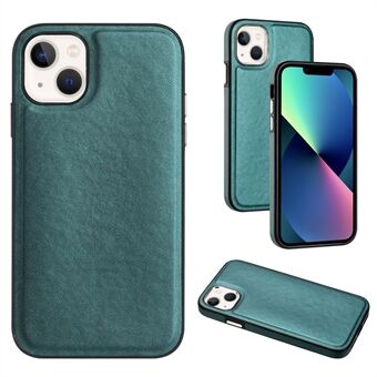 YB Leather Coating Series-6 For iPhone 13 PU Leather+TPU Shell Shock-absorbing Cell Phone Case