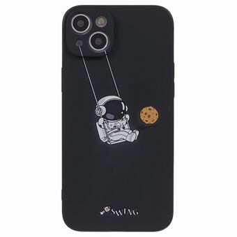 Fun Cartoon Astronaut Phone Case for iPhone 13 , Soft TPU Scratch-Resistant Cover