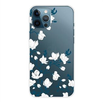 Slim Clear Pattern Printing Soft TPU Back Phone Protective Cover Case for iPhone 13 Pro 6.1 inch