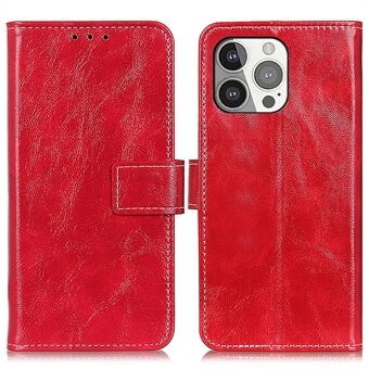 Crazy Horse Texture Vintage Style Wallet PU Leather Phone Cover Stand Case for iPhone 13 Pro