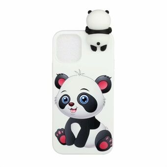 Cute 3D Doll Pattern Printing TPU Back Case for iPhone 13 Pro 6.1 inch Mobile Phone Casing