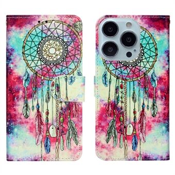 Pattern Printing Wallet Stand Phone Leather Case Cover for iPhone 13 Pro 6.1 inch