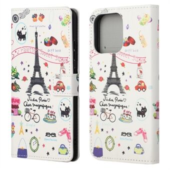 Wallet Cute Pattern Printing PU Leather Stand Feature Flip Cover for iPhone 13 Pro 6.1 inch