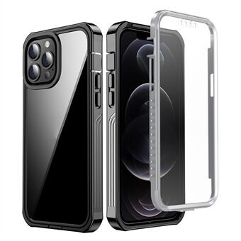 Full-Body Protection Shockproof Rugged PC Protective Phone Case Built-in PET Screen Protector for iPhone 13 Pro 6.1 inch