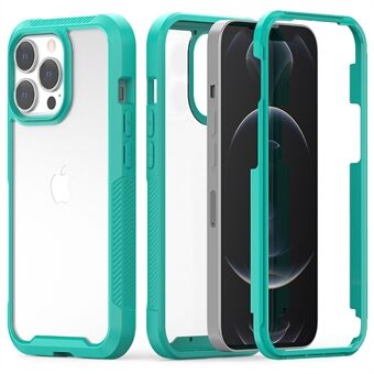 Thickened Anti-slip Frame TPU Bumper + PC Cover Phone Protective Case Shell for iPhone 13 Pro 6.1 inch