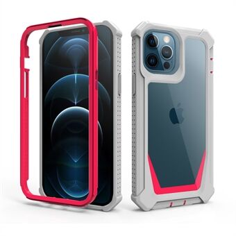 Detachable 2-in-1 Four Corner Anti-Drop Clear Back Flexible TPU + Acrylic Hybrid Cases for iPhone 13 Pro 6.1 inch