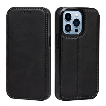 Jazz Series PU Leather + TPU Magnetic Auto-absorbed Stand Phone Cover Case with Card Holder for iPhone 13 Pro 6.1 inch