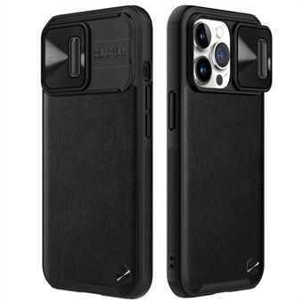 NILLKIN Slide Camera Protector PC + TPU Hybrid Cover Phone Case for iPhone 13 Pro 6.1 inch - Black