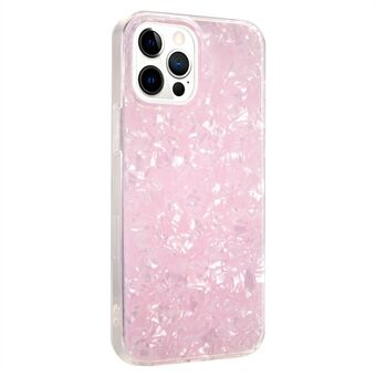 IPAKY Stylish IMD  Acrylic Backing + Soft TPU Shockproof Protective Phone Case Cover for iPhone 13 Pro 6.1 inch