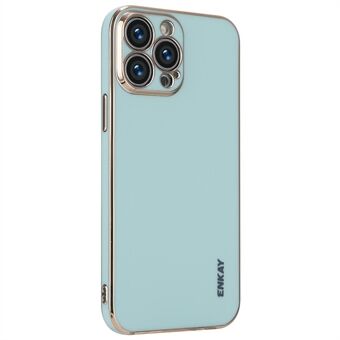 ENKAY for iPhone 13 Pro 6.1 inch Electroplating Precise Cutout Soft TPU Drop-proof Phone Case Cover