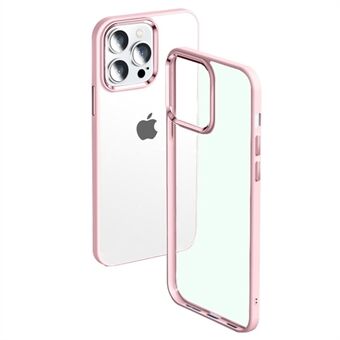 YOOBAO Slim Phone Case for iPhone 13 Pro 6.1 inch  Protective Cover Silicone+Acrylic Anti-Fall Phone Shell with Metal Lens Frame