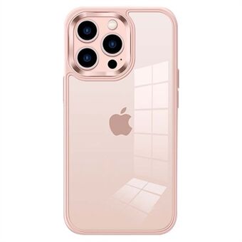 YOOBAO For iPhone 13 Pro 6.1 inch Transparent Acrylic + TPU Hybrid Case Anti-scratch Phone Cover with Metal Camera Lens Frame