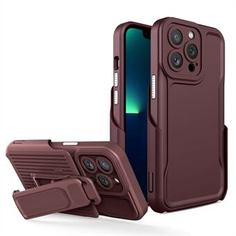 Explorer Series for iPhone 13 Pro 6.1 inch Detachable Back Clip Kickstand PC + TPU Protective Case Drop-proof Phone Cover