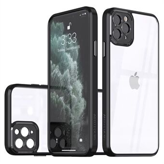 For iPhone 13 Pro 6.1 inch Crystal Clear Hard PC + Soft TPU Phone Case Cover with Precise Cutout Lens Protection