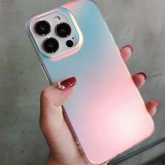 Drop-proof Phone Cover For iPhone 13 Pro 6.1 inch, TPU + Acrylic Colorful Laser Protective Mobile Phone Case