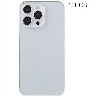 10Pcs 0.8mm Ultra-thin TPU Case for iPhone 13 Pro , Watermark-free Clear Protective Phone Cover