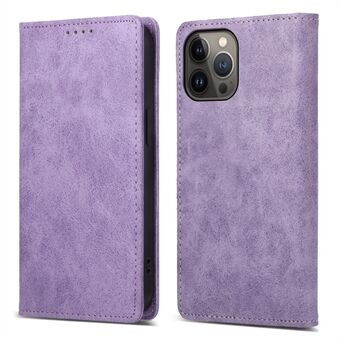 DF-05 Business Wallet Case for iPhone 13 Pro PU Leather RFID Blocking Stand Phone Cover