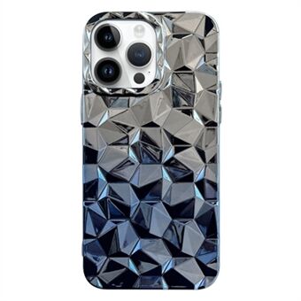 For iPhone 13 Pro 6.1 inch Electroplating Gradient Prism Pattern Flexible TPU Case Phone Cover