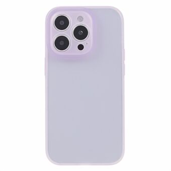 For iPhone 13 Pro Translucent Liquid Silicone+PC Phone Cover Precise Cutout Phone Case